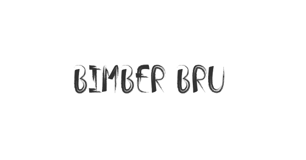 Bimber Brush font thumb